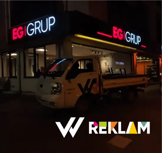 Düzce ışıklı tabela örneği - EG Grup